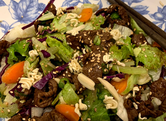 Oriental Beef Sesame Salad