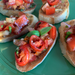 Bruschetta on Toast