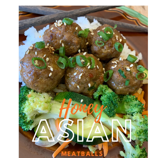 Asian Meatballs with Homemade Teriyaki sauce